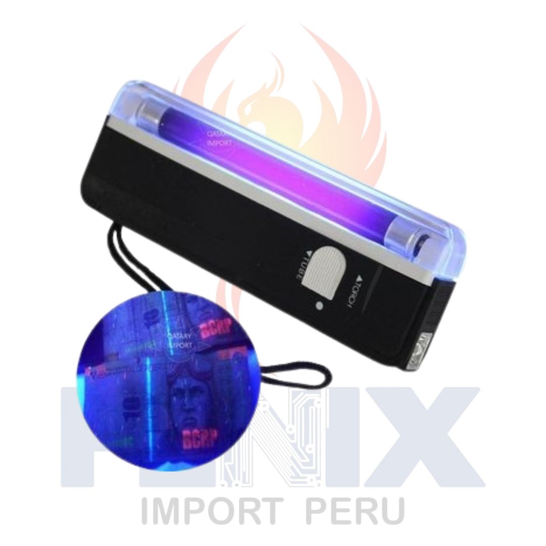 Detector Billetes Portatil En Linterna Luz Uv 365nm Con Zoom - Fenix Import  Peru