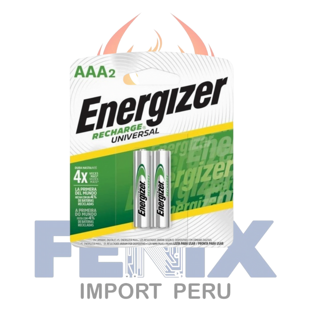 Pilas Energizer X 2 Unid, Alcalinas Aaa