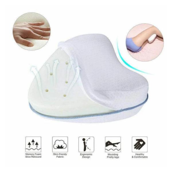 Almohada Cojín Piernas Y Rodillas Viscoelástica Leg Pillow - Imagen 4