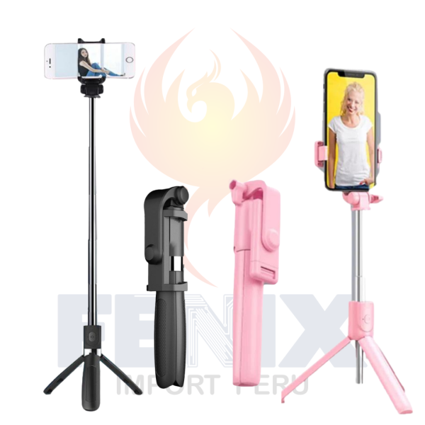 Palo Selfie Stick y Trípode 2 En 1 Bluetooth Celular 360°
