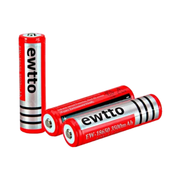 Baterías Recargables 18650 4.2v 3500mah Litio Ewtto Ew-18650 - Imagen 3