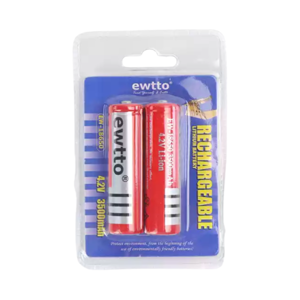 Baterías Recargables 18650 4.2v 3500mah Litio Ewtto Ew-18650 - Imagen 2