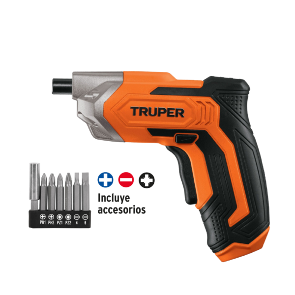 Destornillador Inalambrico Profesional Recargable Truper DESI-36-2