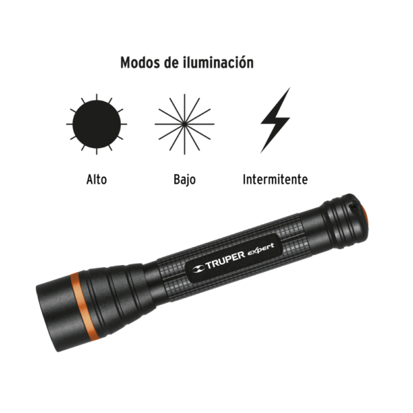 Linterna Led Cree 235 Lm Aa Truper LINA-2AAN - Imagen 3