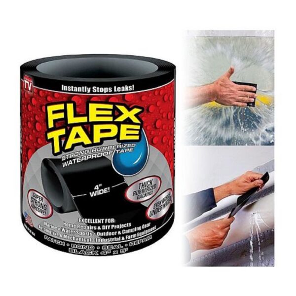 Cinta Adhesiva Impermeable Flex Tape Super Resistente - Imagen 3