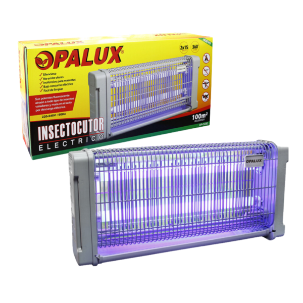 Insectocutor Mata Mosquitos, Moscas 30W 100m2 Opalux OP-C230