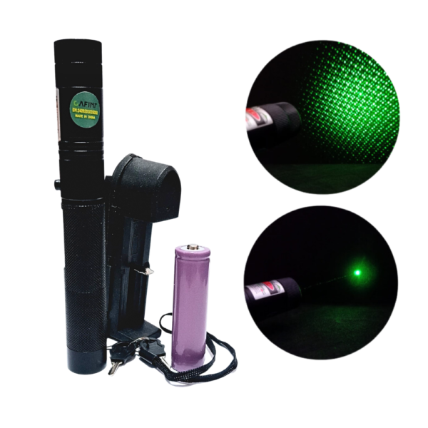 Puntero Laser Verde Recargable Cafini Gran Alcance 3000M - Imagen 2