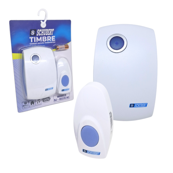 Timbre Inalambrico Portatil 80m SHUBERT BJ-8522E AC