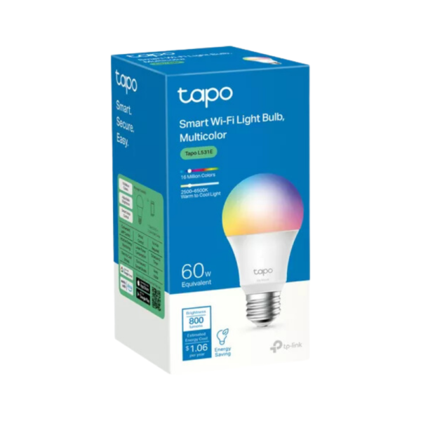 Foco WiFi Inteligente Multicolor RGB Tapo L530E - Imagen 2