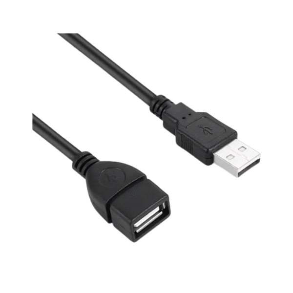 Cable Extension USB 2.0 Macho a Hembra 5 Metros Negro - Imagen 3