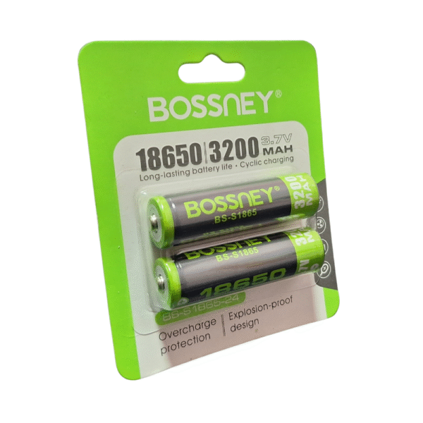 Baterias Recargables 18650 4.2v 3200mah Litio BOSSNEY BS-1865-24