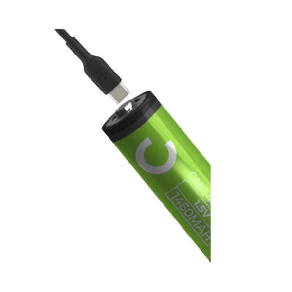 Pilas AA Recargables con Cable Tipo C CAFINI CN-1460DC x4 Unidades - Imagen 3
