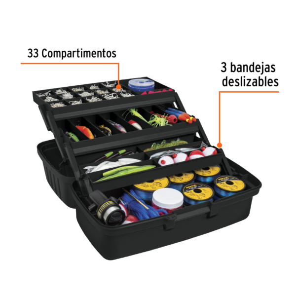 Caja Organizadora Pesca Carpinteria cerrajeria Truper CPE-16N - Imagen 4