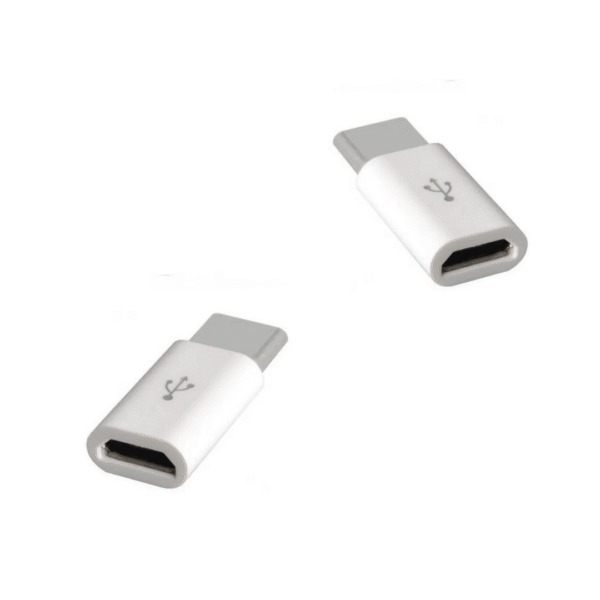 Adaptador X2 Unid Otg De Microusb V8 A Tipo C - Imagen 2