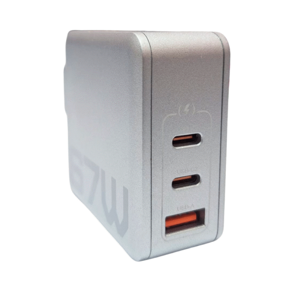 Cubo Cargador Bossney BS-E6054 de 67W con 2 Salidas USB Tipo C - Imagen 3