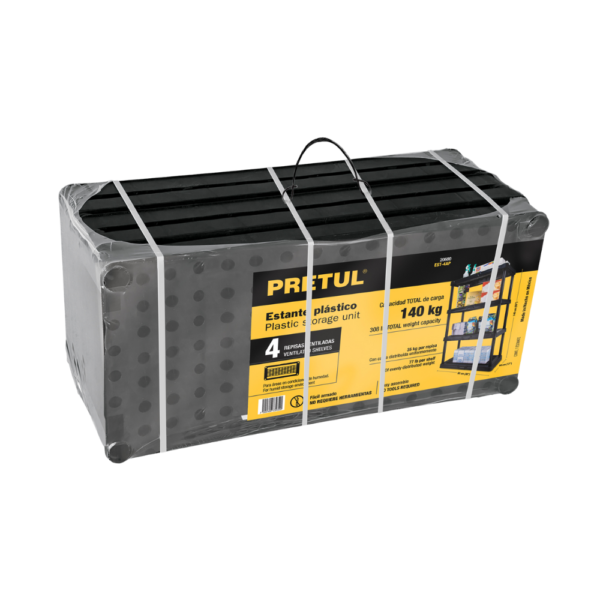 Estante de Plastico 4 Repisas EST-4AP Pretul - Imagen 2