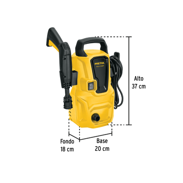 Hidrolavadora electrica 1350 PSI 1200 W HILA-1350P-2 - Imagen 6