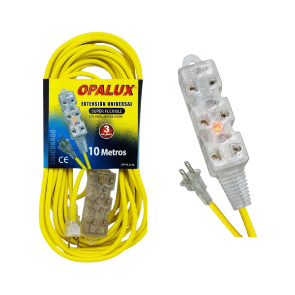 Extension Universal Siliconada de 10 Metros Opalux OP-FL1210