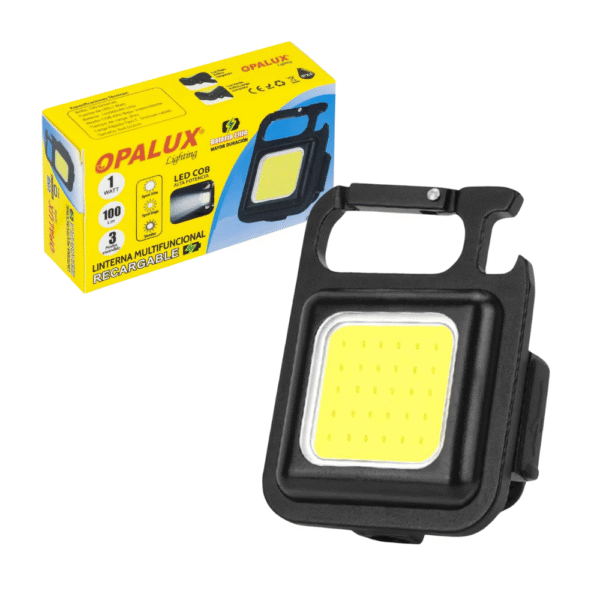 Linterna Multifuncional Recargable 1W Opalux OP-5915