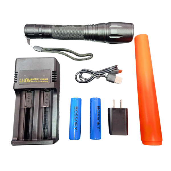 Linterna Tactica de Mano Bossney BS-3978-T6 - Imagen 3