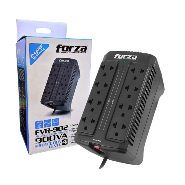 Estabilizador Forza Fvr-902 8 Tomas 900Va/450W 220v
