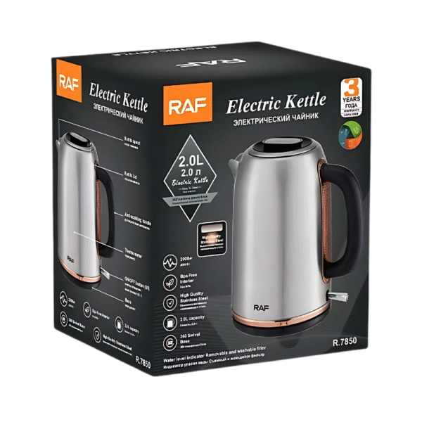 Hervidor Electrico de 2L 2000W RAF R.7850 - Imagen 2